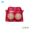 Custom Plastic Egg Tray Packaging with 2 Holes